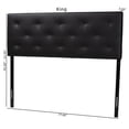 thumbnail image 5 of Baxton Studio Baltimore Faux Leather Tufted King Panel Headboard, 5 of 5