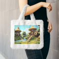 thumbnail image 6 of Salouo Cartoon Mushroom House for Plush Underarm Bag,Soft Tote Bag Ladies Fluffy Shoulder Bag Women Furry Tote Bag Plush Handbag for Autumn and Winter, 6 of 7