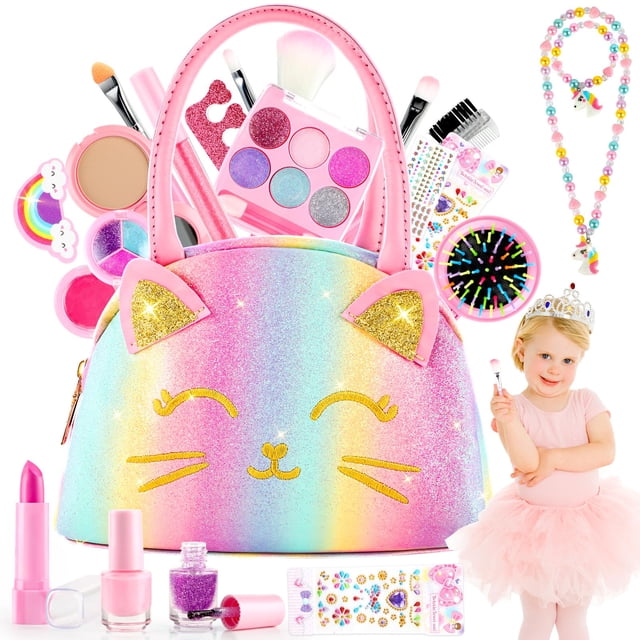 Kit de maquillaje infantil Smallzi 22 en 1, set de regalo lavable