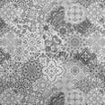 thumbnail image 1 of oneOone Rayon Gray Fabric Asian Mandala Floral Tile Sewing Craft Projects Fabric Prints By Yard 56 Inch Wide, 1 of 4