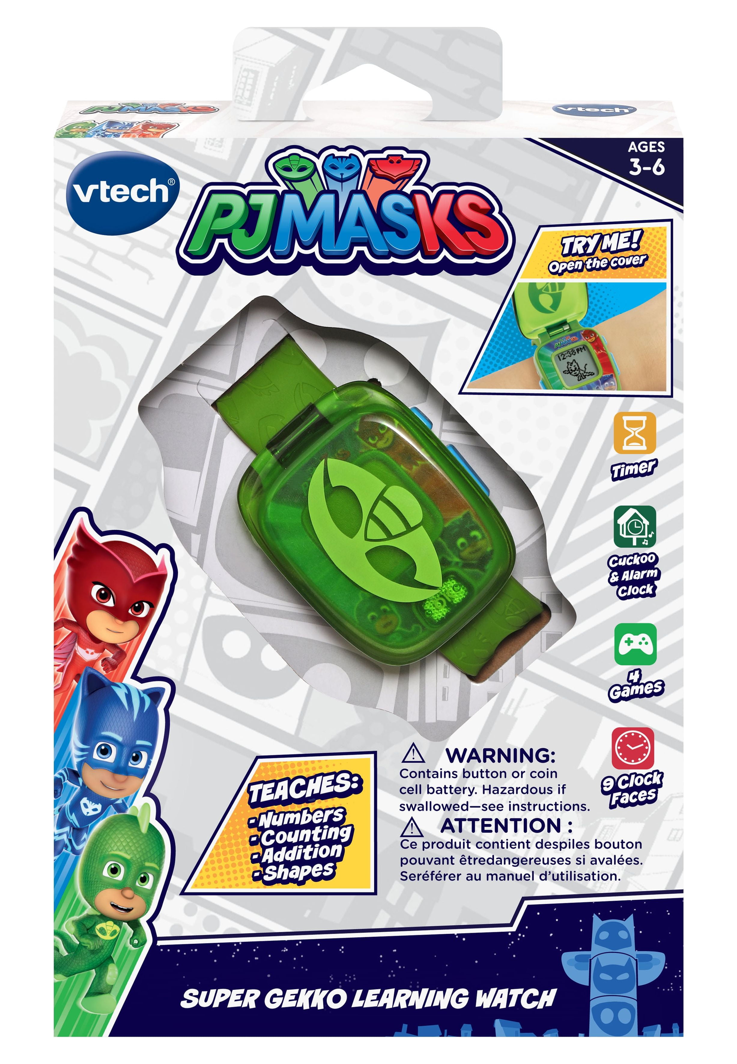 VTech PJ Masks Super Owlette Learning Watch PJ Masks Watch