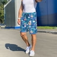 thumbnail image 2 of KLL Watercolor Ships for Men's 1-Pack Shorts,Sleep Pajama Shorts for Men Soft Pj Shorts Men's Pajama Bottoms Sleepwear -XX-Large, 2 of 7