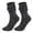 Grey, variant on Men and Women Long Stack Socks Solid Color Fall Winter Thick Warm Calf Socks for Outdoor Sports and Cycling Orange