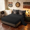 thumbnail image 5 of Manfei Hunting Deer Full Size Bedding Sets, Camo Flag Full Size Bed in a Bag, Black Brown, Black Reversible 7pcs, 5 of 6