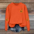 thumbnail image 4 of Vintage Washed Graphic Crewneck Sweatshirt for Women Witchy Vibes Aesthetic Tops Perfect for Trick or Treat Autumn Party, 4 of 4