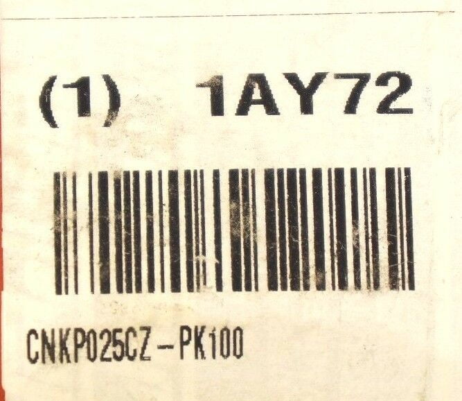Conical Washer Lock Nut, 1/4"-20, Steel, Not Graded, Zinc Plated, 13/64 in Ht, 100 PK