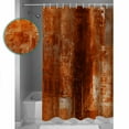 thumbnail image 4 of Burnt Orange Waterproof Fabric Shower Curtain,Retro Oil Painting Modern Abstract Art Aesthetics Shower Curtain for Bathroom Curtains Bathtubs Hotel Shower Curtains with 12 Hooks Extra Long 72x84, 4 of 6