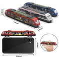 thumbnail image 5 of Train Set High Speed Lotomotive Engine Die Cast Model Car Sliding Subway Train for Kids Set of 3, 5 of 7