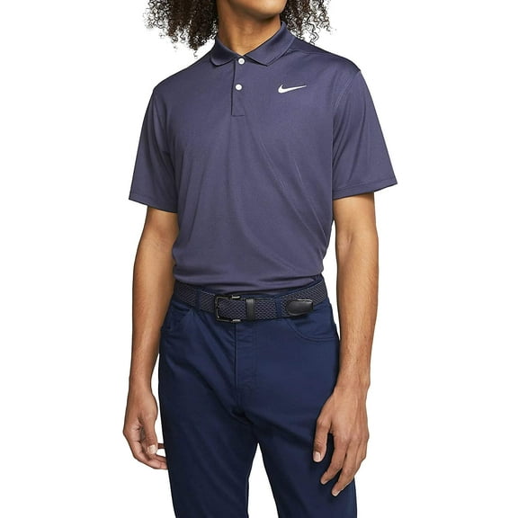 Nike Mens Dri-fit Victory Polo Gridiron/White XX-Large