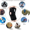 4 Sizes Available Plus Size Knee Braces with Side Stabilizers & Patella Gel Pads,Knee Support