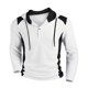 thumbnail image 4 of pstuiky camisa de manga larga para hombre, Sudadera con capucha, manga larga, botones y bolsillo para hombre camisetas de hombre xl, 4 of 8
