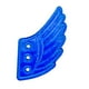 thumbnail image 3 of Zapatillas deportivas con láminas para niñas, zapatos de ángel Azul, 3 of 9