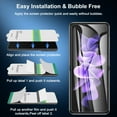 thumbnail image 6 of [2 Sets] Dteck Galaxy Z Flip 3 5G Screen Protector,Front/Back Flexible Film Transparent Soft Hydrogel Screen Protector (Not Glass) Full Coverage Anti-Scratch for Samsung Galaxy Z Flip 3, 6 of 6