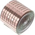 thumbnail image 1 of SelfAdhesive Mosaic Tiles Square Glass Mirror Mosaic Tiles Mirror Crystal Glass Tile Mosaic Wall Sticker DIY Accessory for DIY Craft Decoration Rose Gold, 1 of 8