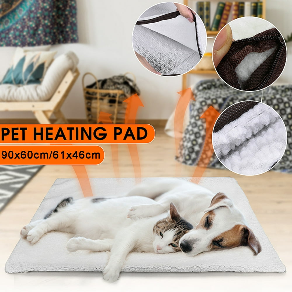 Pet Mat Sleeping Bed Pad Self Heating Soft Warm Large Dog Cat Bed Rug