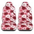 thumbnail image 2 of Fotbe Rose Pattern Automotive Seat Covers for Cars Trucks and SUVs – Car Seat Covers for Front Seats,Protective Seat Covers,Vehicle Seat Covers, Set of 2, 2 of 6