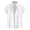White, variant on Men's Casual Loose Fit Short Sleeve Printed Shirt for Everyday Wear from Men Shirts 2 Blue S