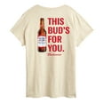 thumbnail image 2 of Budweiser - This Buds For You - Women's Short Sleeve Graphic T-Shirt, 2 of 4