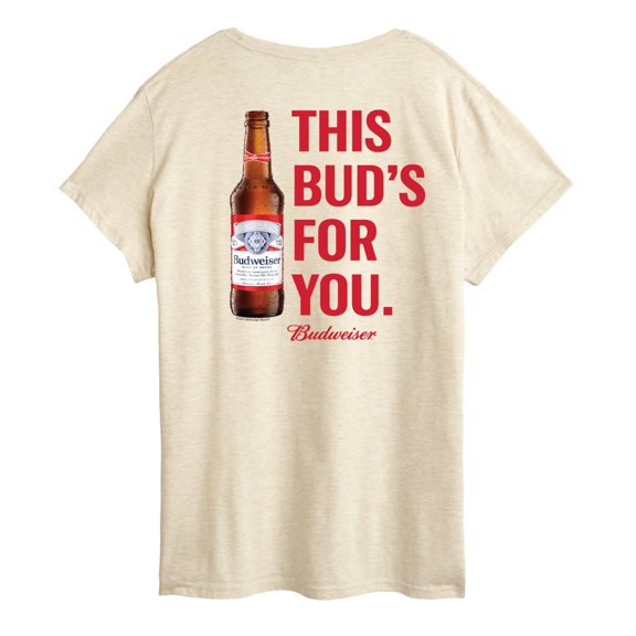 Budweiser - This Buds For You - Women's Short Sleeve Graphic T-Shirt