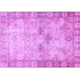 thumbnail image 1 of Ahgly Company Indoor Rectangle Persian Purple Traditional Area Rugs, 4' x 6', 1 of 4