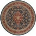 thumbnail image 3 of Sensation Transitional 8' Round Navy and Beige Polypropylene Indoor Area Rug, 3 of 7