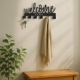 thumbnail image 2 of HELLOYOUNG 1pc Modern Wall-Mounted Key Holder – Sleek Metal Key Hook Rack with Powder-Coated Finish, Space-Saving Entryway Organizer – Minimalist Key Storage, Durable & Stylish Wall Decor, 2 of 5