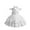 White, variant on Swstbby Summer Savings Clearance 2025! Girls Summer Dress, Children's Summer Strap Sequin Dress Bow Birthday Princess Dress Hot Pink 7-8 Years