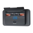 thumbnail image 1 of 12V 24V USB Outlet Car Charging Port Dual PD USB C Socket Wall Mount Access, 1 of 8