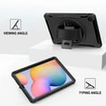 thumbnail image 4 of Case pour Samsung Galaxy Tab S 6 S6 Lite 2022 10.4 P610 P615 P613 P619 Rotation Support PC Antichoc Étui Tablette Étui Bleu Foncé S6 Lite P610 P615, 4 of 6