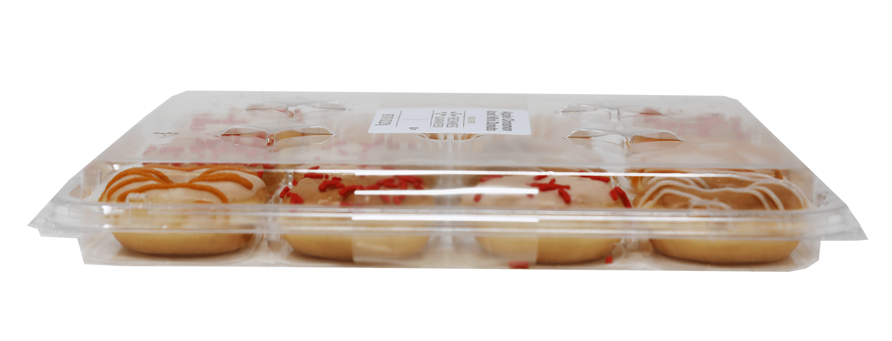 Freshness Guaranteed Apple Cinnamon Iced Mini Donuts, 12 Count, 8 oz, Soft and Chewy Snack Pack, Fried