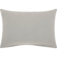 thumbnail image 2 of Nourison Trendy, Hip, New Age Grey Pewter Decorative Throw Pillow , 14"X20", 2 of 2