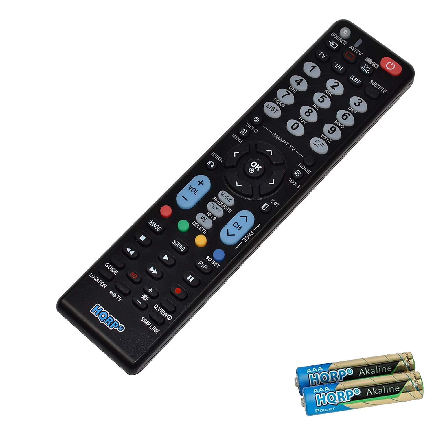 Easy Replacement Remote Control Suitable for LG 42LN5700-UH 47LN5700-UH LCD LED HDTV TV