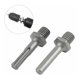 thumbnail image 3 of Adaptador de portabrocas para taladros manuales eléctricos, adaptador de brocas de núcleo con vástago triangular y acero de aleación, 2 piezas de biela de acero de grado industrial para taladro, 3 of 5