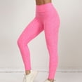 thumbnail image 7 of LEBONYARD Leggings for Women Clearance under $5,Women Patchwork High Waist Stretch Strethcy Fitness Leggings Yoga Pant Pink XL, 7 of 7