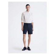 Calvin Klein Men's Stretch Chino Shorts, Navy Size 40