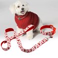 thumbnail image 2 of CIMAXIC Christmas Pattern Dog Leash Multiple-Use Long Polyester Training Lead Leash Durable Heavy Duty Friction Reducing Rope Lead and Collar for Walking Running Training Size S Random Style, 2 of 5
