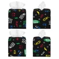 thumbnail image 2 of Balery Gamepads Porta Pañuelos de Cuero con Estampado – Funda Moderna Cuadrada para Caja de Pañuelos, Dispensador 5x5x5'', 2 of 7