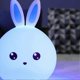 thumbnail image 3 of Rabbit Led Night Light Multicolor Silicone Touch Usb Light Sensor Bedside Lamp, 3 of 3