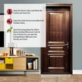 thumbnail image 6 of GYDEK Door Draft Stopper Under Door Seal for Exterior/Interior Doors, Door Sweep Strip Under Door Draft Blocker, Soundproof Door Bottom Weather Stripping, 2 Inch W x 39 Inch L, Black, 6 of 6