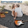 thumbnail image 6 of Outdoor Area Rug Waterproof Plastic Straw Rug, Plastic Straw RV Mat, Stain-Resistant Indoor Outdoor Carpet for Patio, Deck, Balcony, Picnic & Beach, 6 of 9