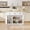 White, variant on Winkalon 71.3" Large Kitchen Island with Drop Leaf, Power Outlet, Kitchen Island Cart with 3 Solid Drawers, Island Table with Trash Storage Cabinet & 3 Large Storage Rack, Spice Rack, White