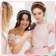 thumbnail image 4 of Abaima 12 Pcs Stylish Headbands for Women, Non Slip Wide/Thin Pearl Hairbands, Cute Floral Padded Headband, Elastic Fashion Hair Accessories for Long Short Curly Straight Hair, 4 of 7