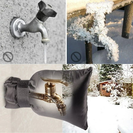 

KKCXFJX Tools&Home Improvement 18*25cm Faucet Protective Cover Winter Outdoor Water Outlet Water Insulation Antifreeze Cover2pcs Gifts