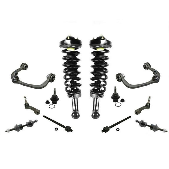 For 07-13 Expedition With Passive Suspension Only Front Coil Spring Struts 12Pc