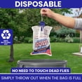 thumbnail image 4 of Trampas para moscas BugBane para exteriores, naturales, precebo, 2 bolsas para moscas, 4 of 9