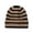 Khaki, variant on Diufon Unisex Winter Knitted Beanie Hat Soft Stretch Thickened Warm Stripes Hiking Hats Outdoor Windproof Cap