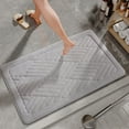 thumbnail image 1 of Bathroom Rug Mat, Super Absorbent, Non-Slip Backing, Quick-Dry Bath Mat, Soft Foam Floor Mat, for Bathroom Door, Toilet, Restroom, Entrance, 1 of 3