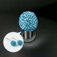 thumbnail image 4 of Bling Car Inner Door Lock Covers Rhinestones Automotive Pull Rod Decoration Sparkly Door Cap Universal Vehicle Accessories 2PCS, 4 of 4