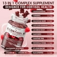 thumbnail image 6 of (2 Pack) GreenPeople Cortisol Supplements for Women | Cortisol Support Gummies | 15-in-1 Fast Absorption Formula | Sleep & Energy Support | 120CT, 6 of 8