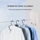 thumbnail image 5 of Kearding Tendedero de pared retráctil, colgador de ropa resistente de acero inoxidable, cuerda de secado, líneas de ropa para interiores Almacenamiento y organización del hogar Kearding HA023119-00, 5 of 6